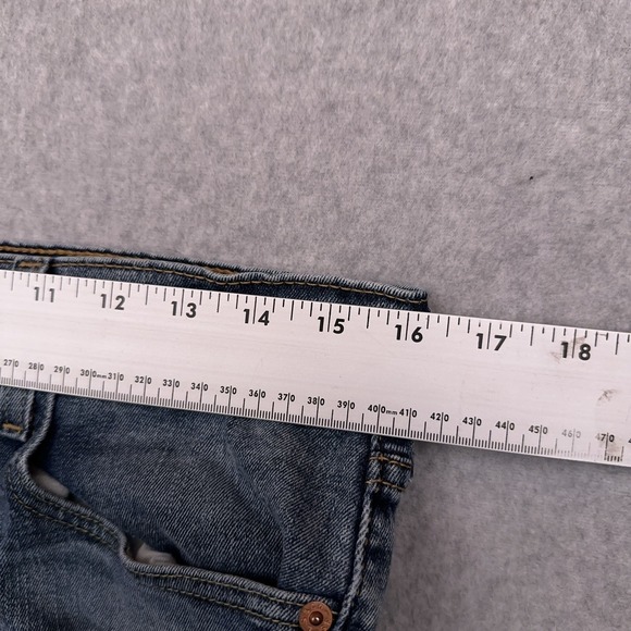 Levi's 512 Slim‎ Taper Jeans Men's 32x31 Blue Stone Wash Denim Stretch Faded - Picture 3 of 10